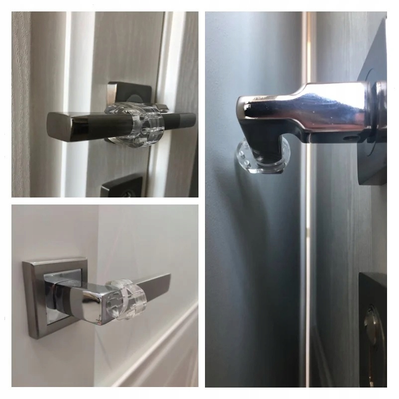 ODBOJNIK DRZWIOWY ODBÓJ NA KLAMKĘ KLAMKI STOPER NAKŁADANY Z GUMY 5 sztuk Kod producenta odbojniki (5)