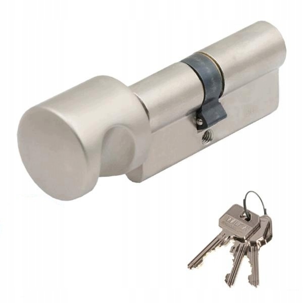 Vložka Do Zámku Dveří Wilka 1405C K423 45G/35 Nikl S Knoflíkem Třída C