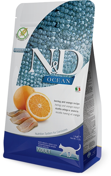 

Nd 6698 Cat Ocean Herring Orange adult 300g