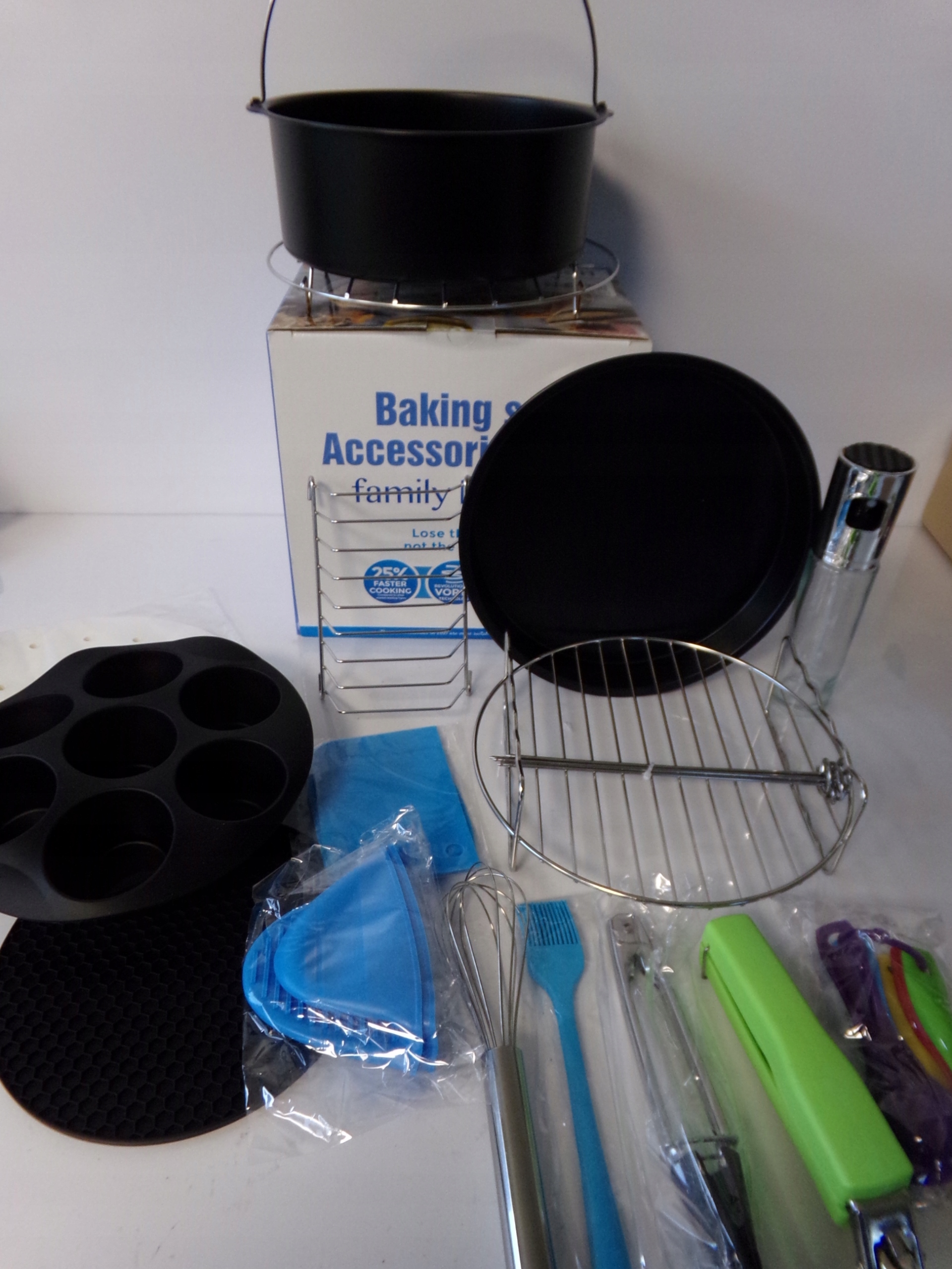 Sada příslušenství pro beztukovou fritézu 17v1 – vysoce kvalitní příslušenství