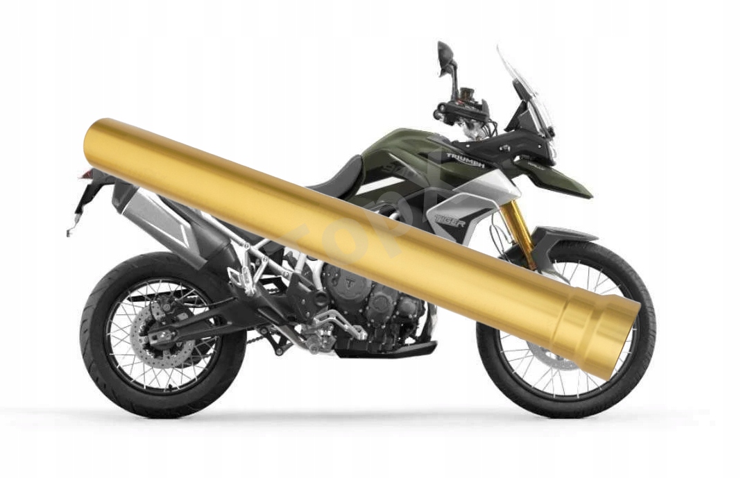 TopX Goleń Trubka laga tlumič Odpružení Triumph Tiger 900 Rally 1 Ks