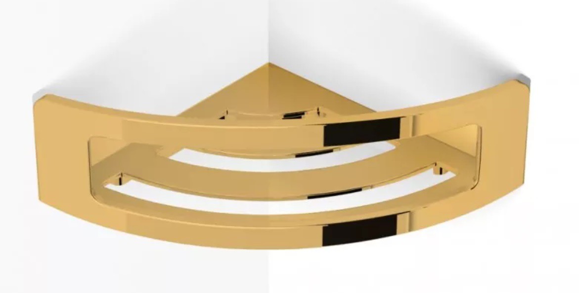 Stella rohový košík zlatý lesk 16.032-G