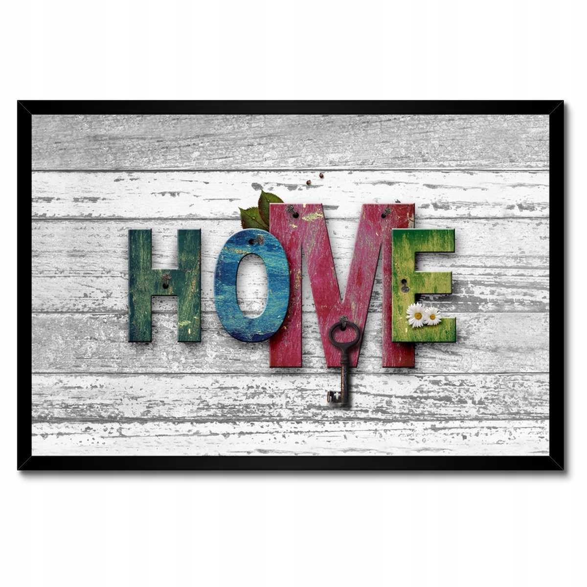 Plakáty v rámu 60x40 Home Domek Domeček Nápis