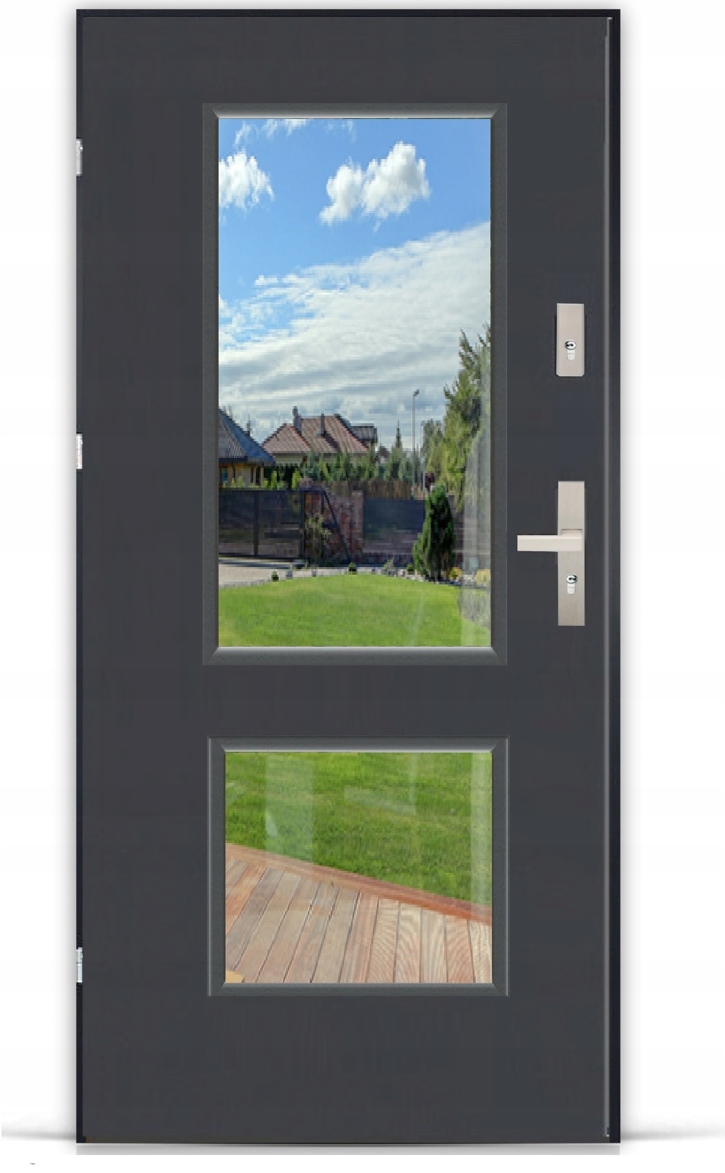 POLSKIE DRZWI ZEWNĘTRZNE WEJŚCIOWE LIGHT STOLDREW