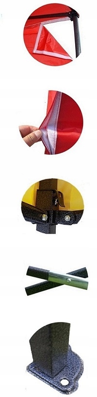 Mocny namiot handlowy pawilon ogrodowy imprezowy ekspresowy 3x3m Szerokość 3 m