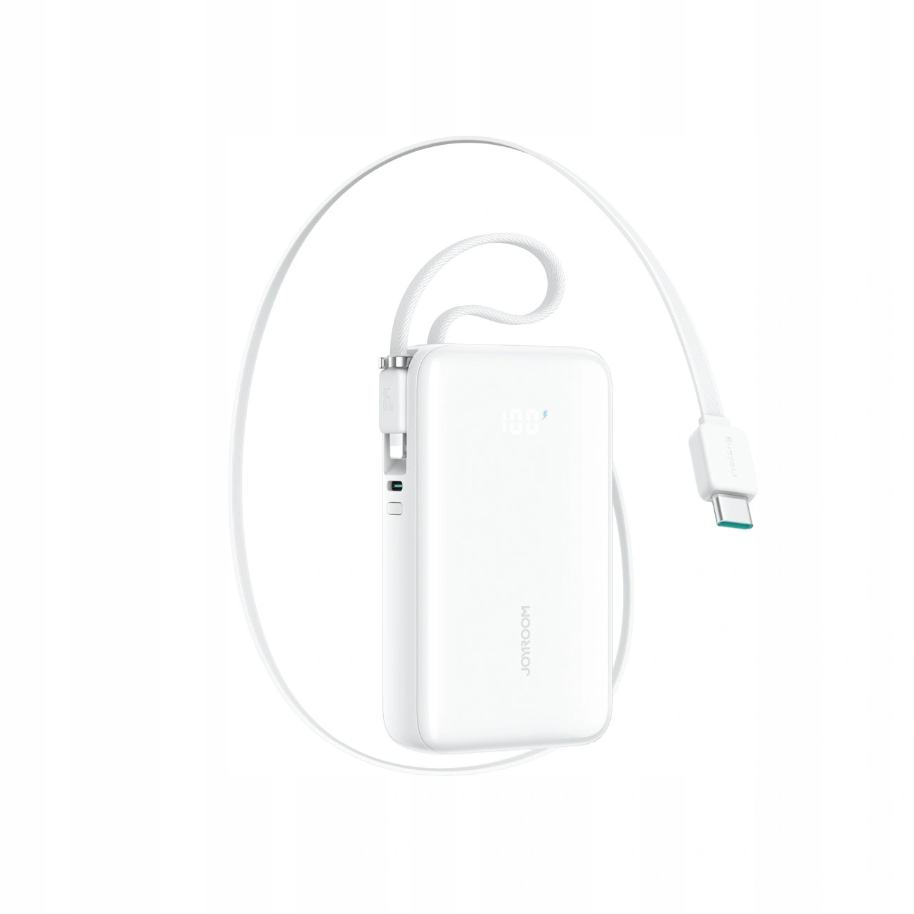 Joyroom Powerbank 10000MAH Zwijany Kabel Usb-c Lightning 35W Do Telefonów