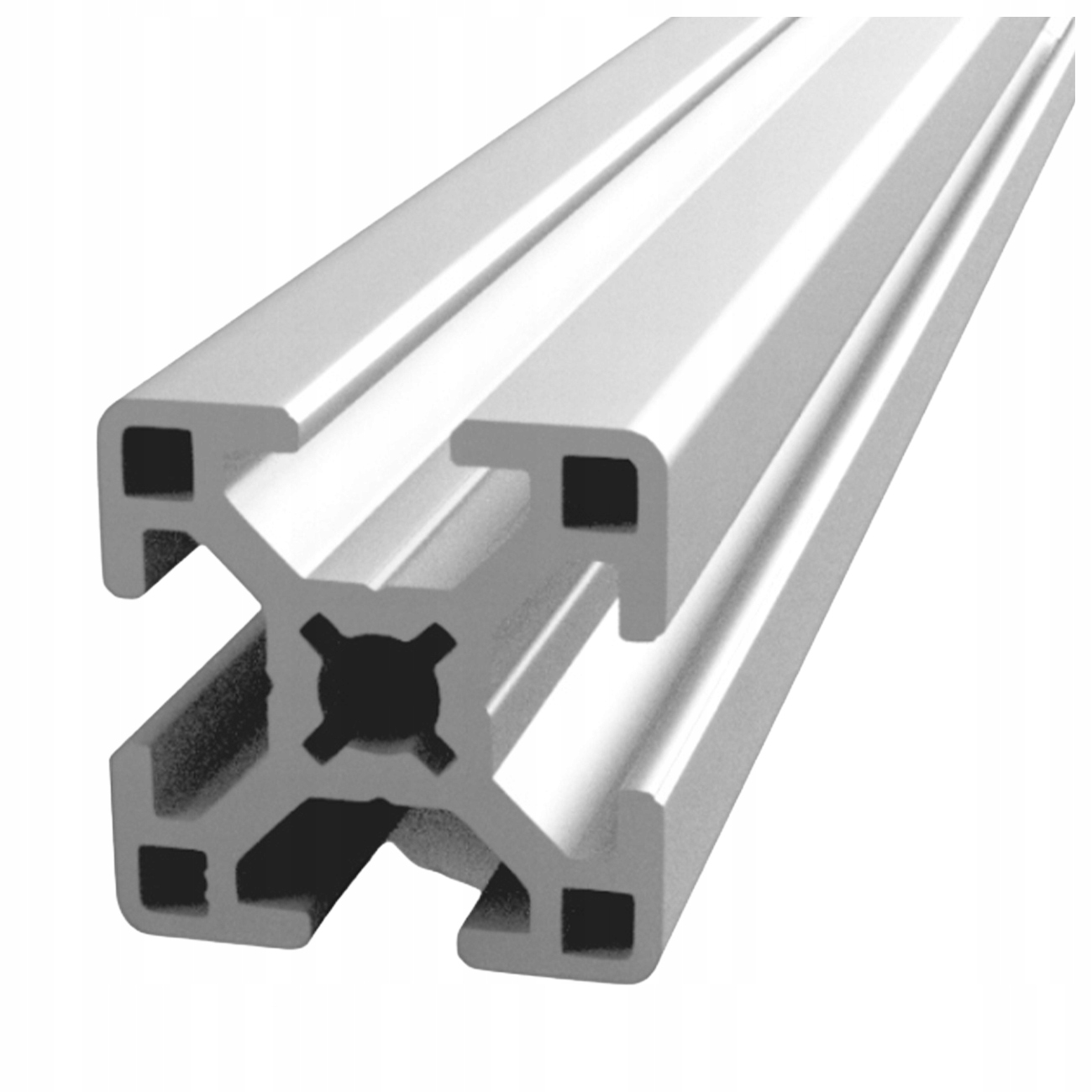 Profil Aluminiowy T-slot 3030 Srebrny O Długości 80 CM