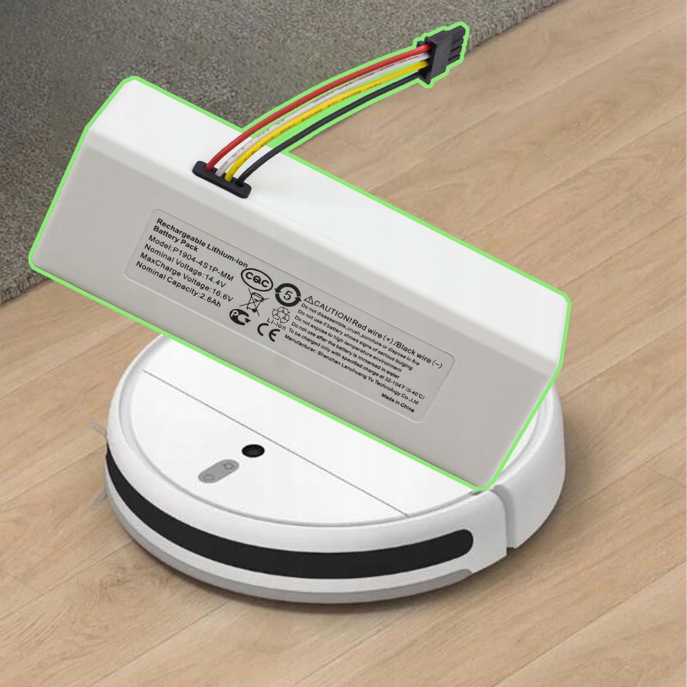Bateria Aku do Xiaomi Mi Robot Vacuum Mop 1C Mijia 1C STYTJ01ZHM 2600mAh Model MOP 1C