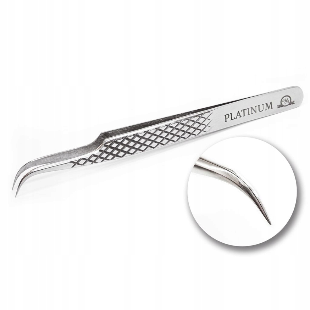 Pinzeta na prodlužování řas Diamond Strong Platinum