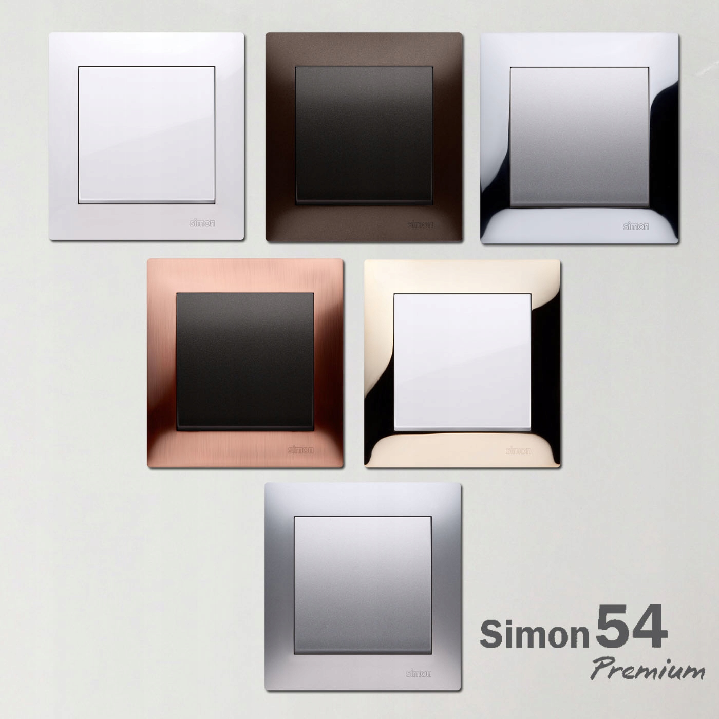 SIMON 54 PRZYCISK ŚWIATŁO PODŚWIETLENIE ANTRACYT Marka Kontakt-simon