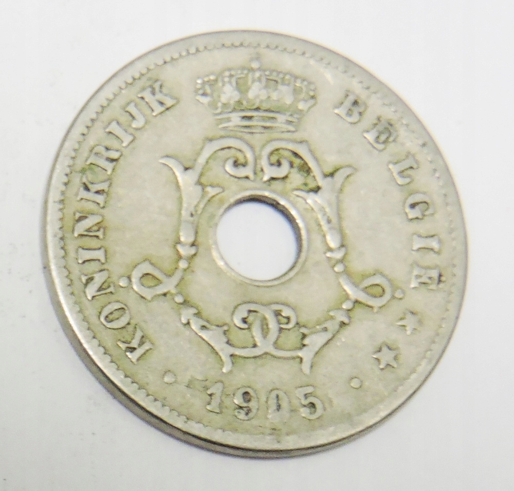 BELGIA 10 centymów 1905