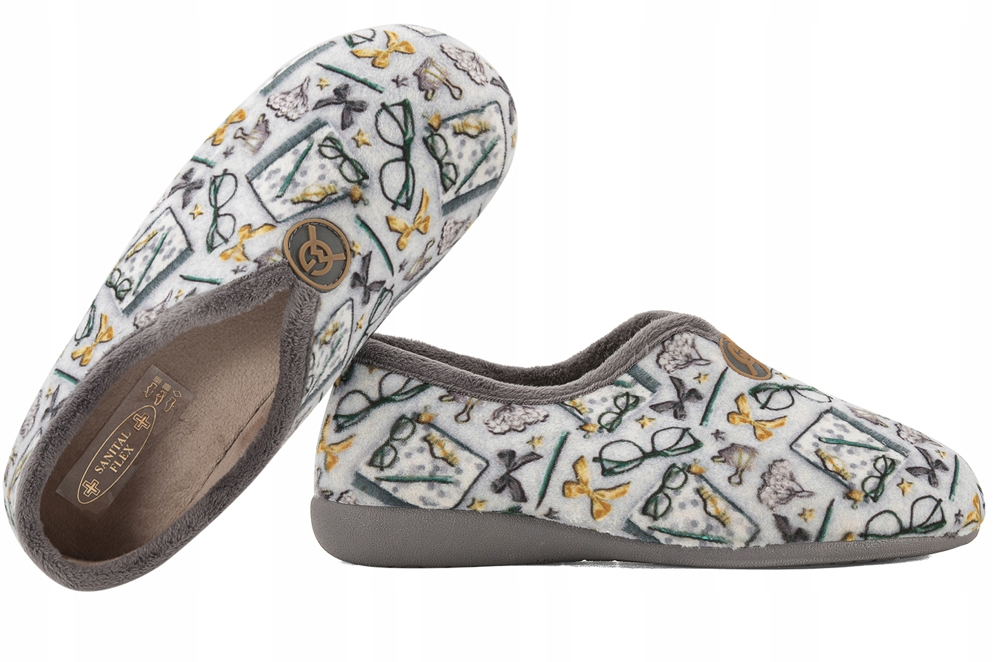Sanital Flex 7904-2 Bamboše Domácí Pantofle Plné 38