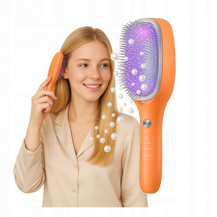 Kartáč Na Vlasy Pokožky Hlavy Led Světlo TOUCHBeauty Vita Pro