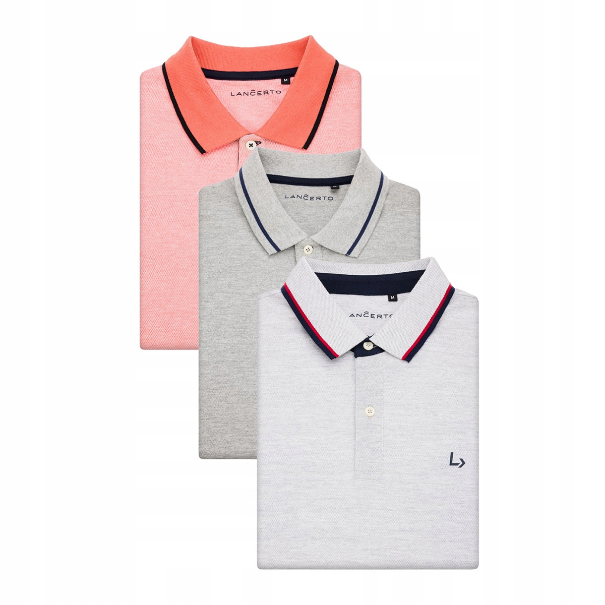 Zestaw Koszulek Polo 3-Pak Lancerto Tom XL