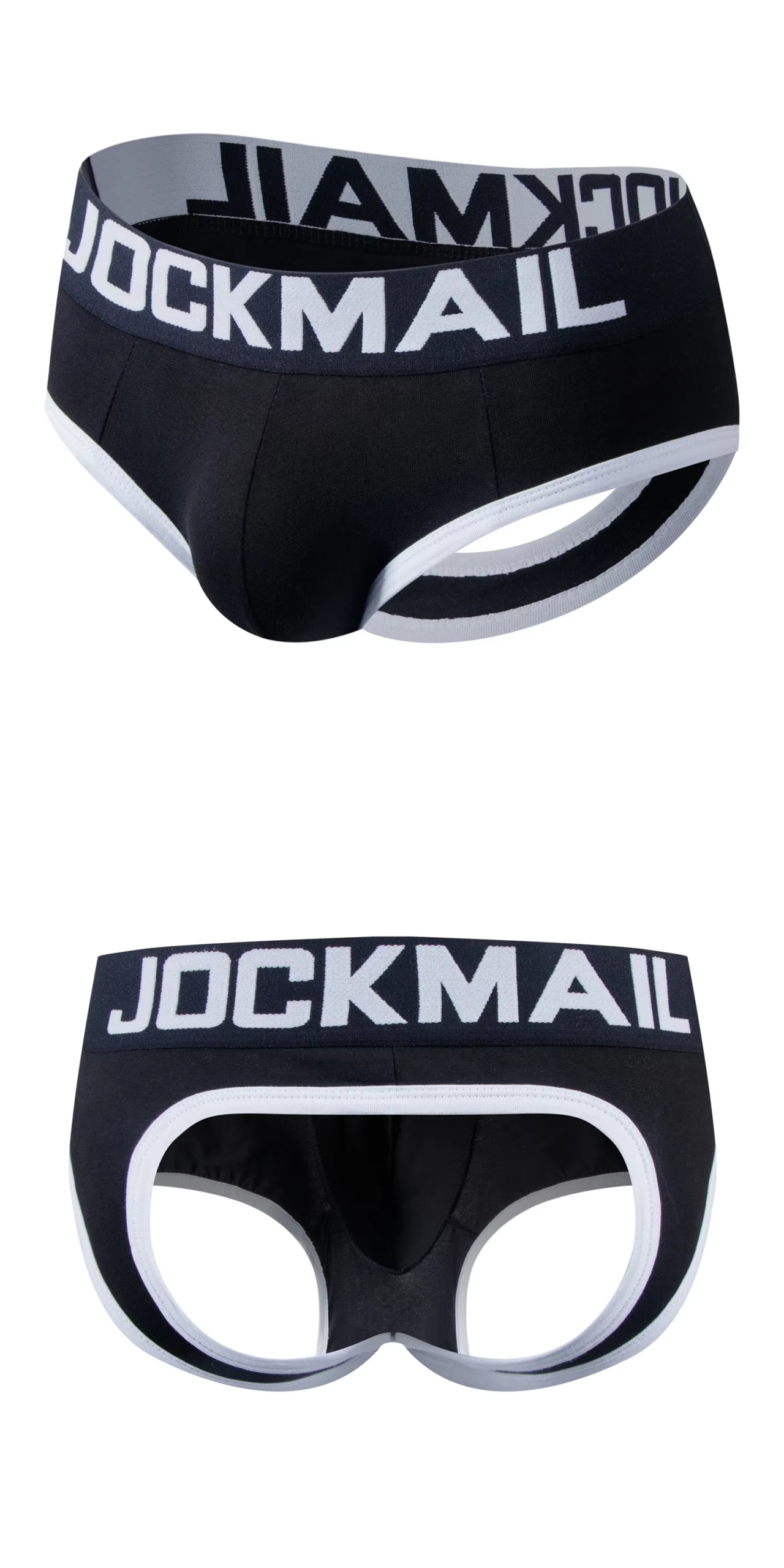 Pánské otevřené slipy Jockstrap Jockmail M