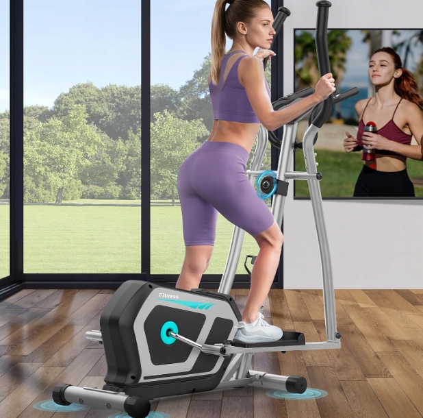 Orbitrek 3w1 eliptyczny magnetyczny 16 poziomów oporu Aplikacja do 130kg