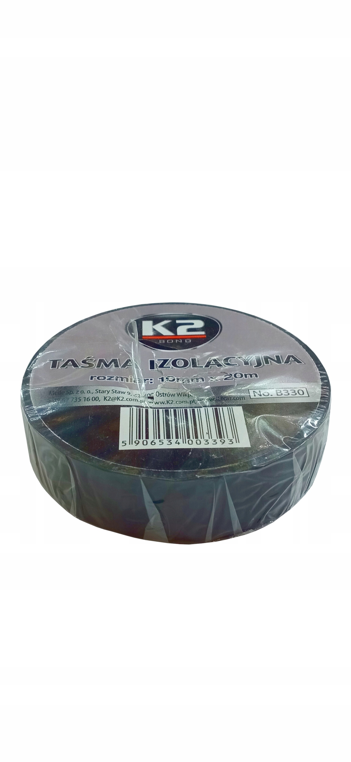 

B330 K2 Taśma Izolacyjna 19mm x 20 metrów