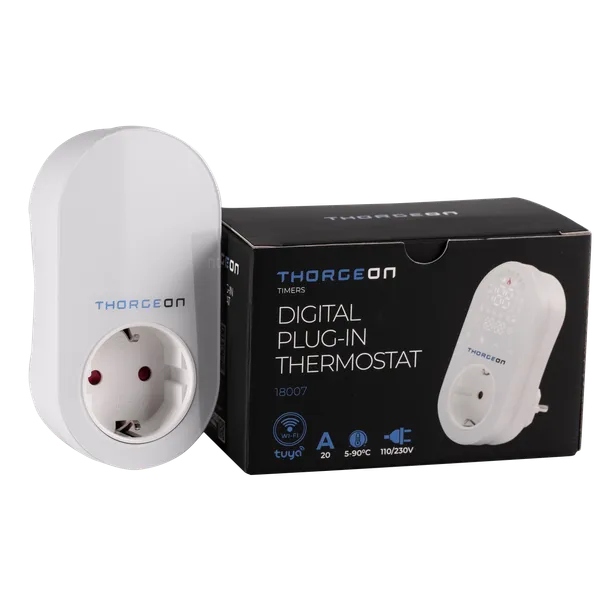 Digitální Wi-Fi termostat Thorgeon, bílý