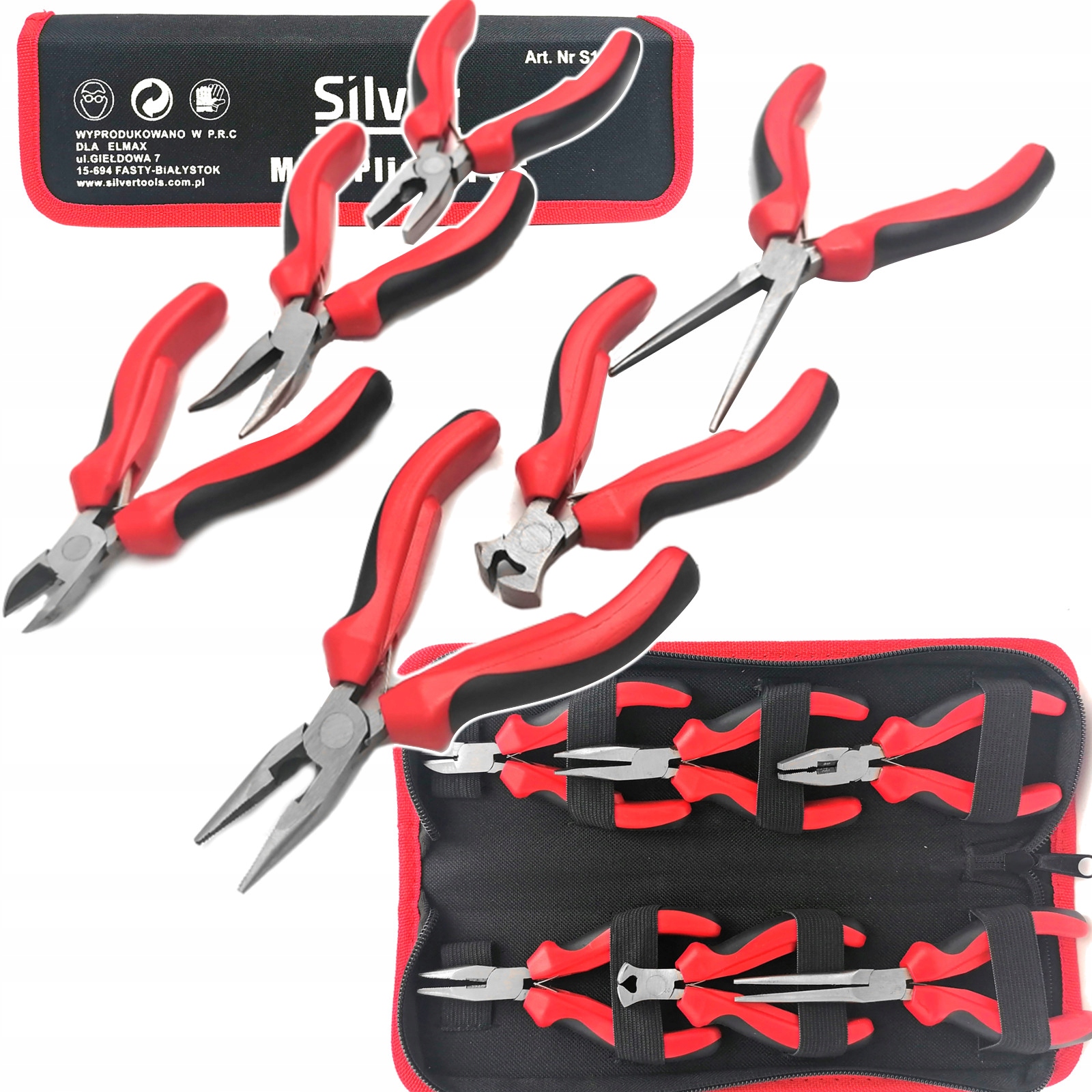 

Szczypce Kombinerki Cęgi Zestaw Szczypiec 6szt.