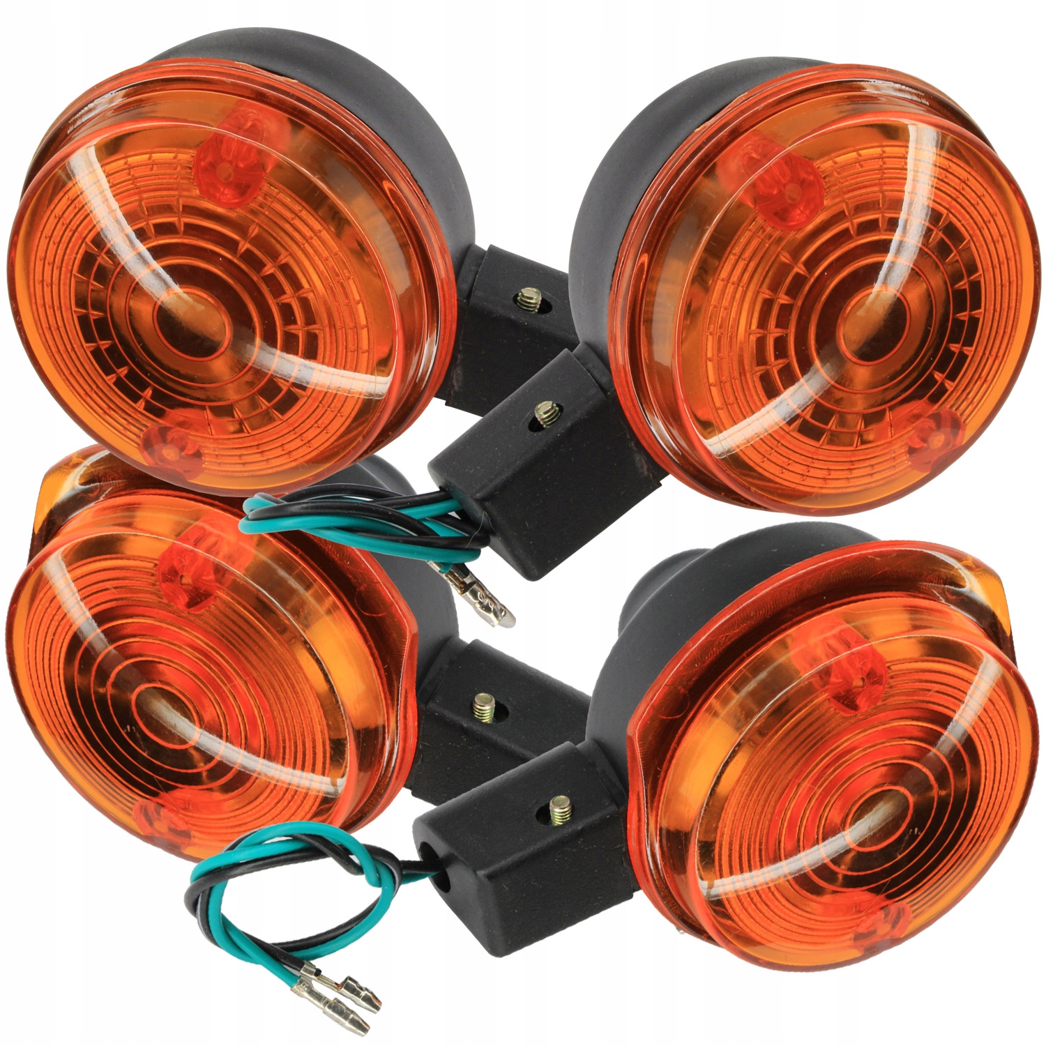 

4x Kierunkowskazy Okrągłe Przód Tył Simson Mz