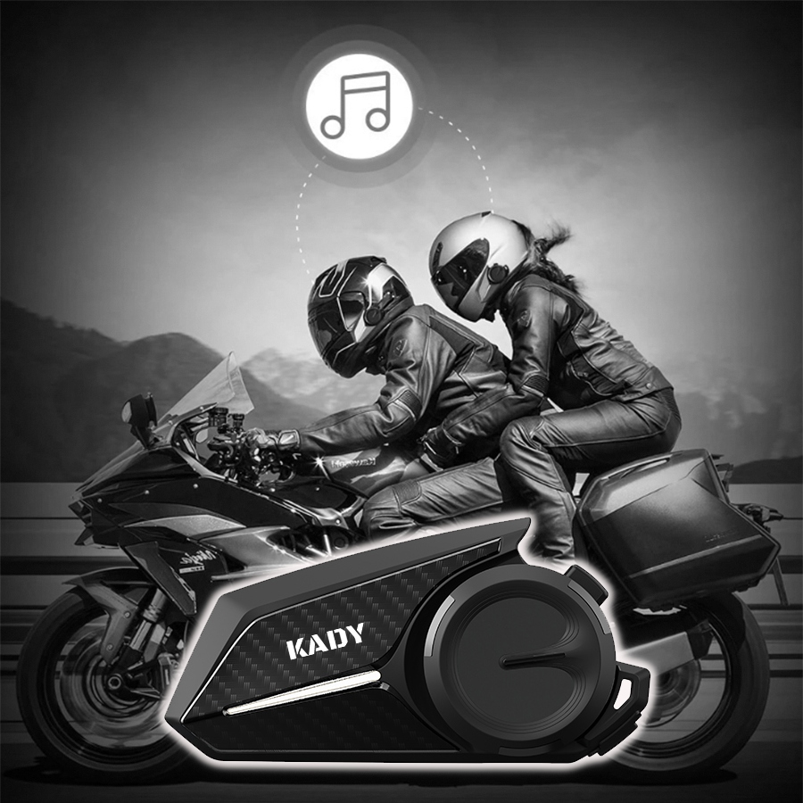 KADY K2 INTERKOM MOTOCYKLOWY +FULL DO 6 MOTO +MUSIC SHARING + LEKTOR POLSKI Model K2