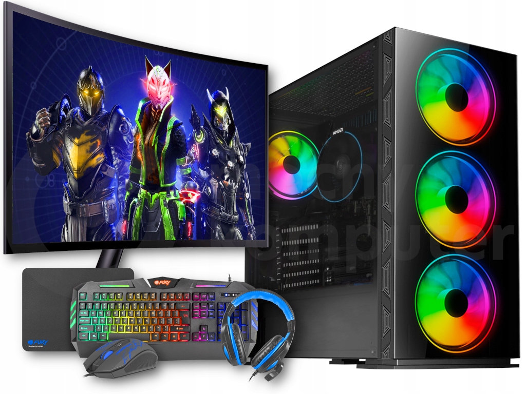 Zestaw Komputerowy Amd Ryzen Vega 7 32GB 1TB Ssd WIN11