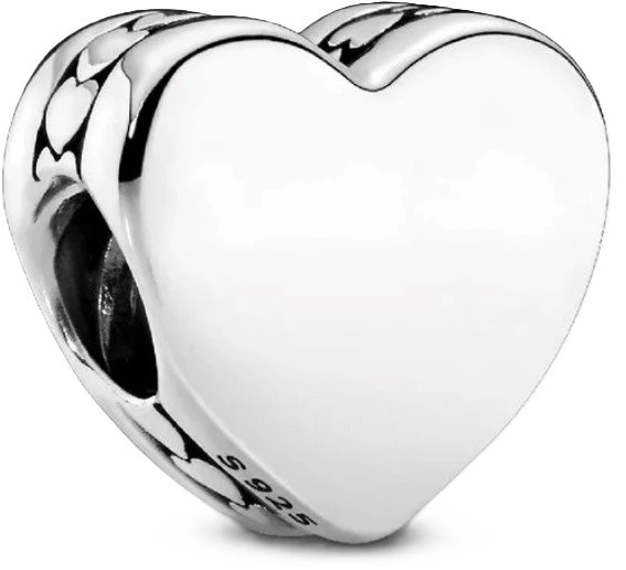 Přívěsek Pandora Pro Gravírování Srdce 792015 Stříbrný