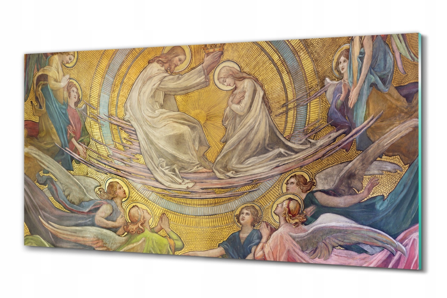 

Ukoronowanie Maryi 100x50 Foto szklane ścienne
