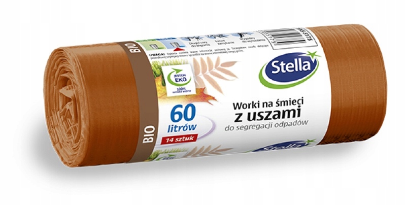 

Worki z uszami do segregacji odpadów bio 60 l