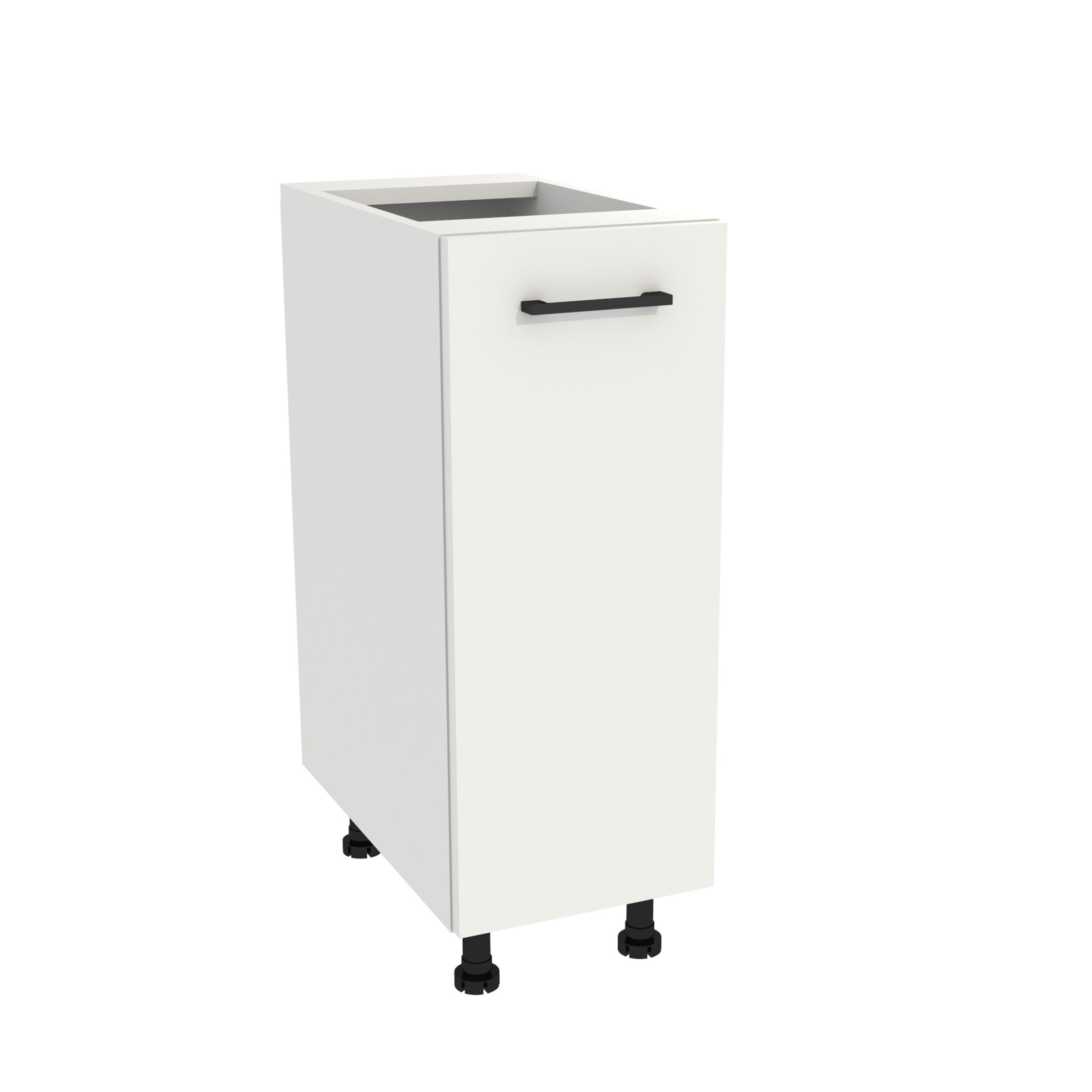 Dolní kuchyňská skříňka 30 Capri korpus Bílá přední strana Bílá Mat