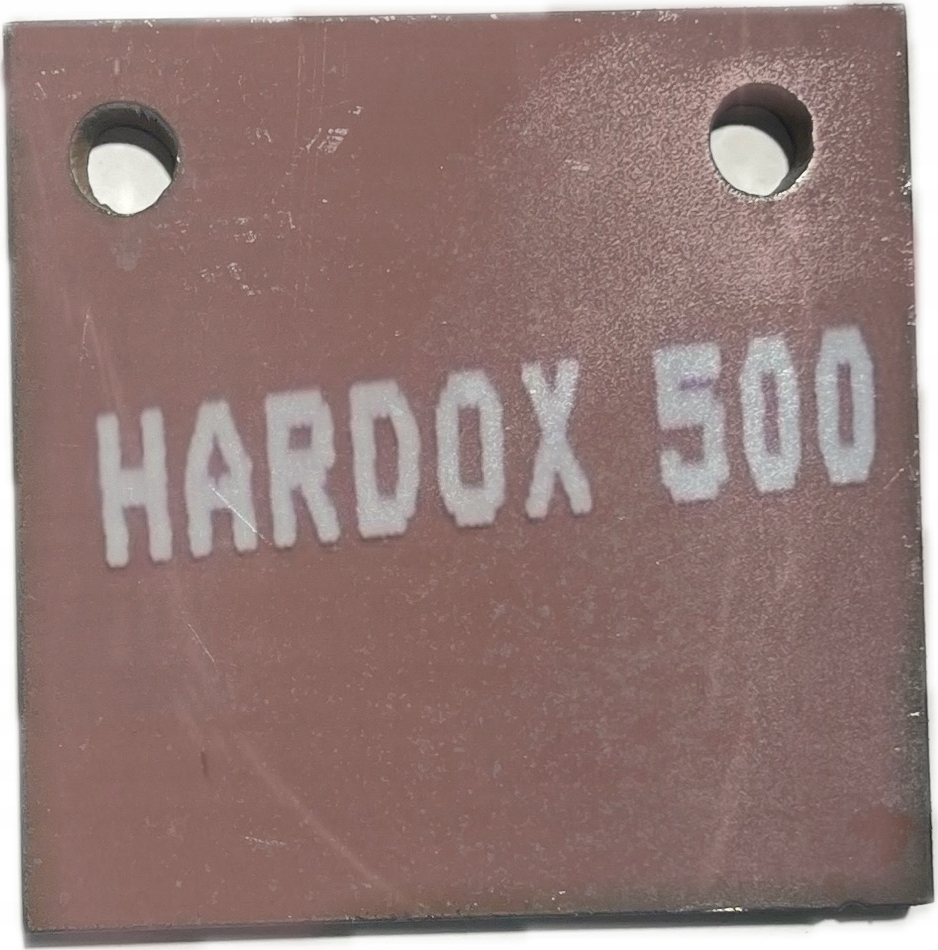 Gong Strzelecki Cel Tarcza Hardox 500 Kwadrat 300 MM Grubość 6 MM