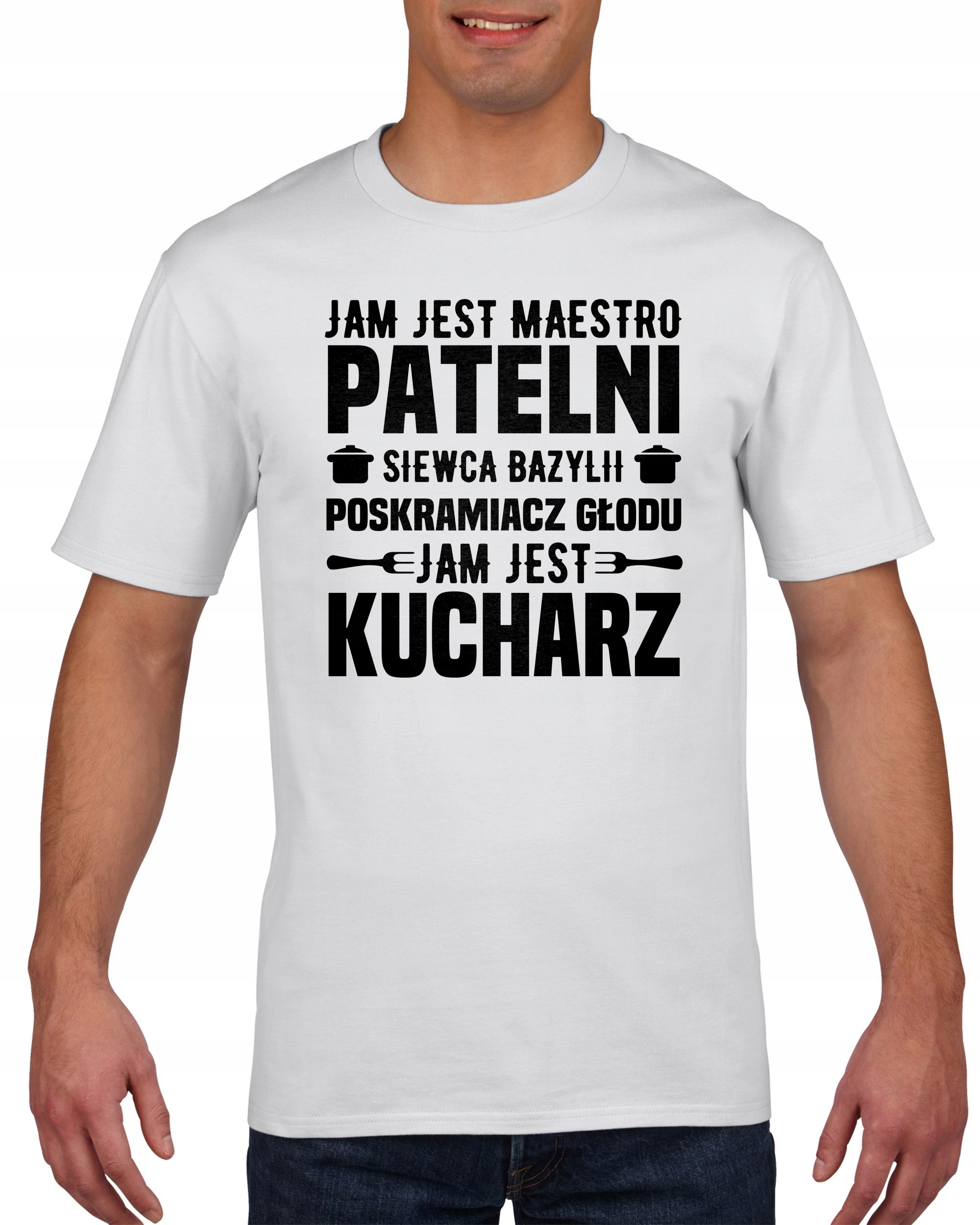 

Koszulka męska Jam jest Kucharz XL