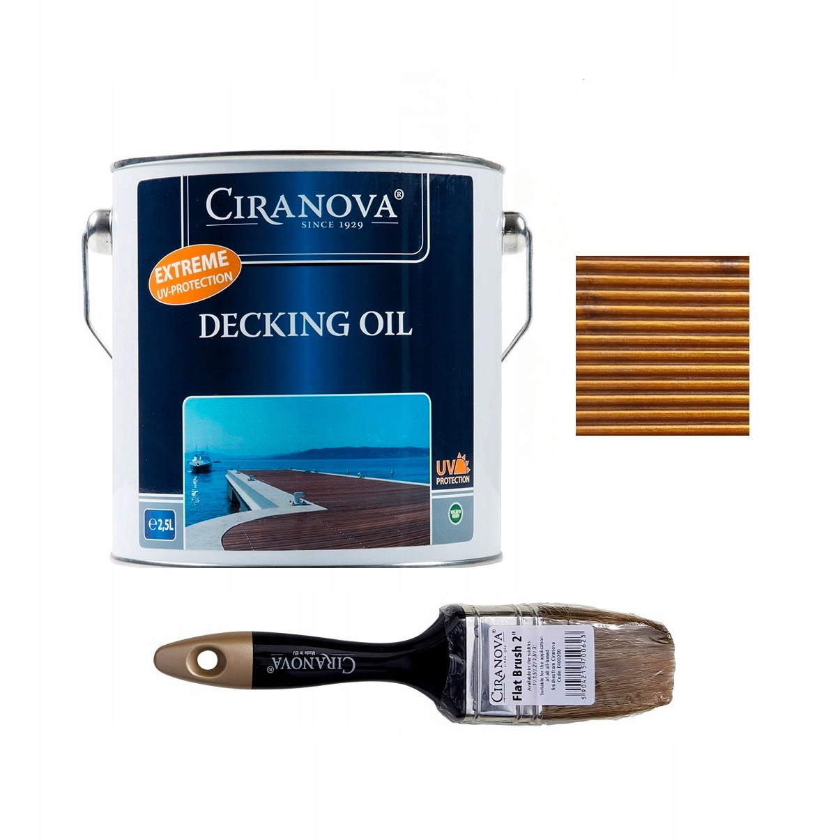 Olej na terasy Ciranova Bankirai 2.5 l štětec