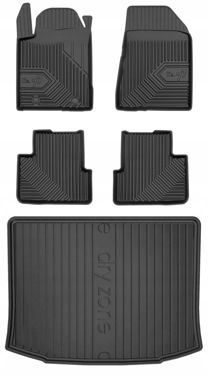 Set 77 Koberce a rohože Fiat Bravo 2 Hatchback 2007-2014