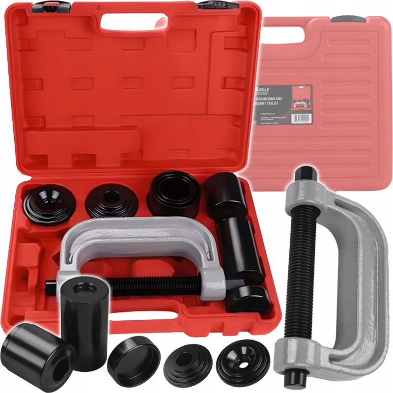 Automašīnas bukses skrūvju preses bukses tapas izvilcējs, 9 gab. komplekts
