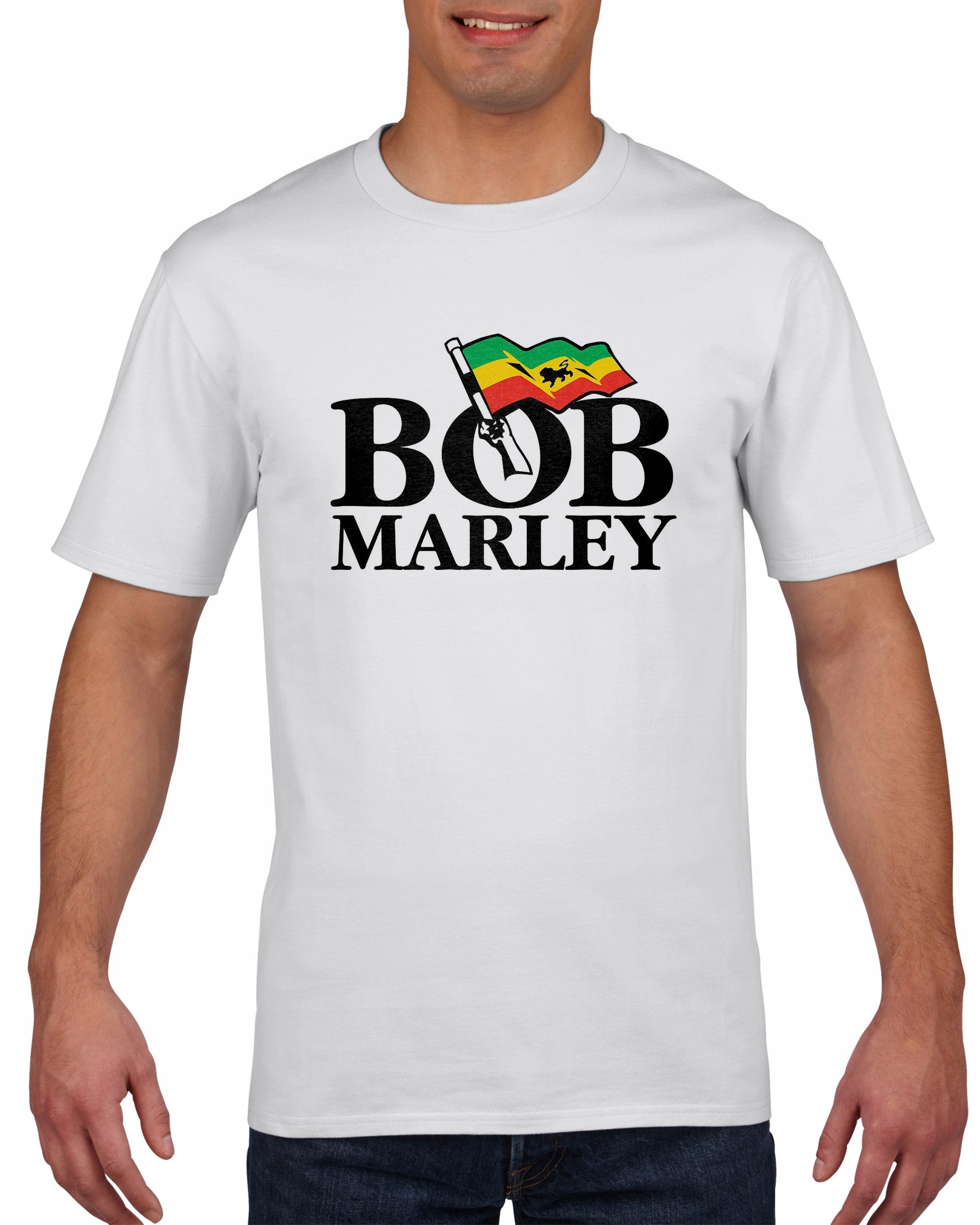 

Koszulka męska Bob Marley Ganja XL