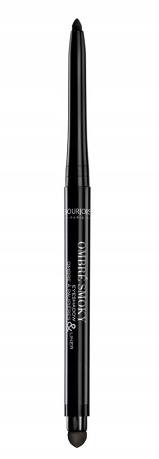 Bourjois Ombre Smoky 001 Black Tužka s houbičkou, oční linka, stín