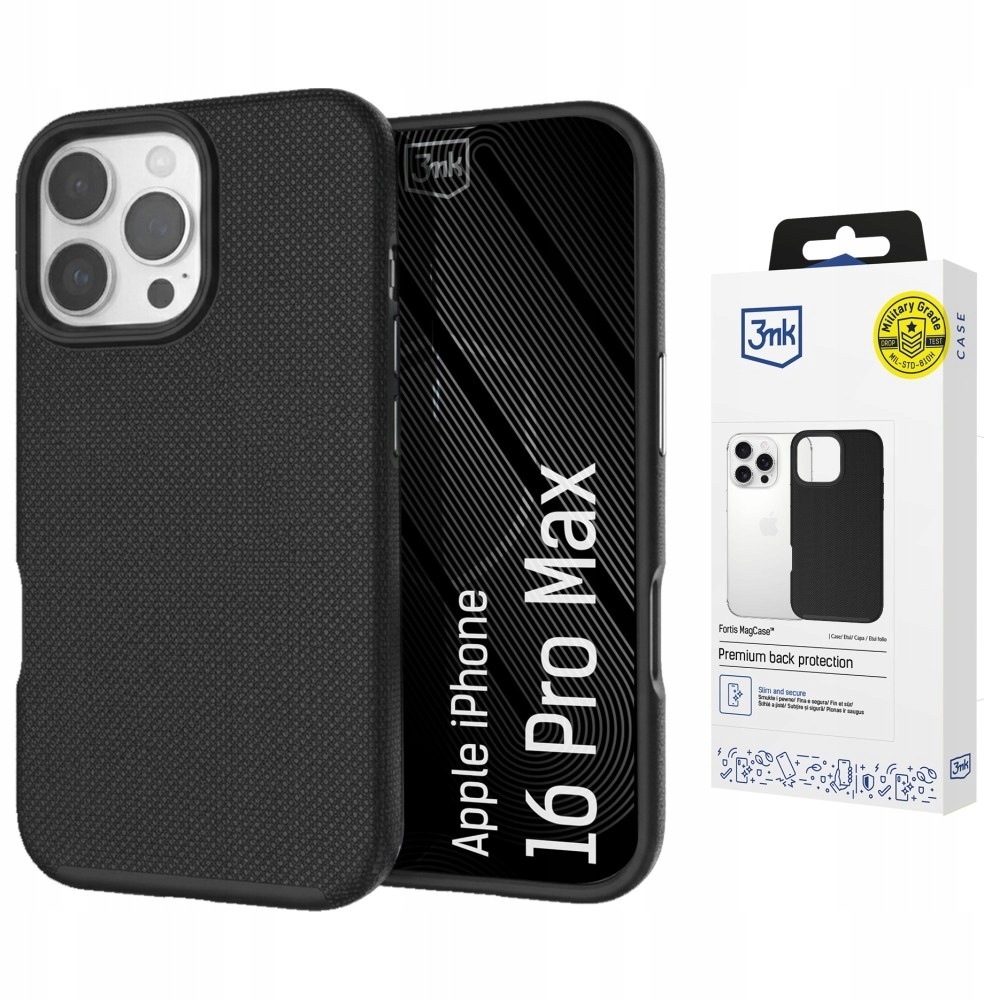 Pouzdro 3MK Fortis MagCase pro Apple iPhone 16 Pro Max