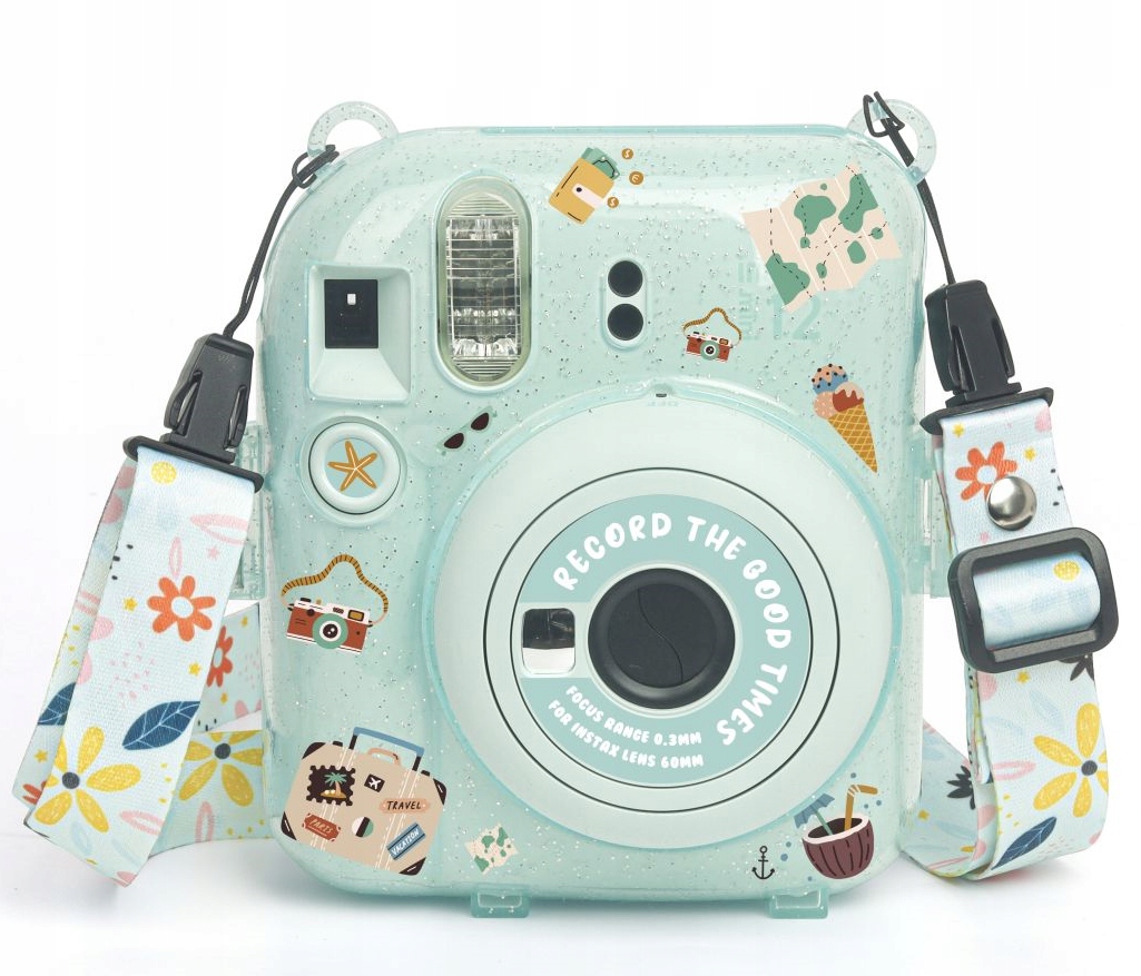 Futerał Etui Pokrowiec Case do FujiFilm Fuji INSTAX Mini 12 + Naklejki