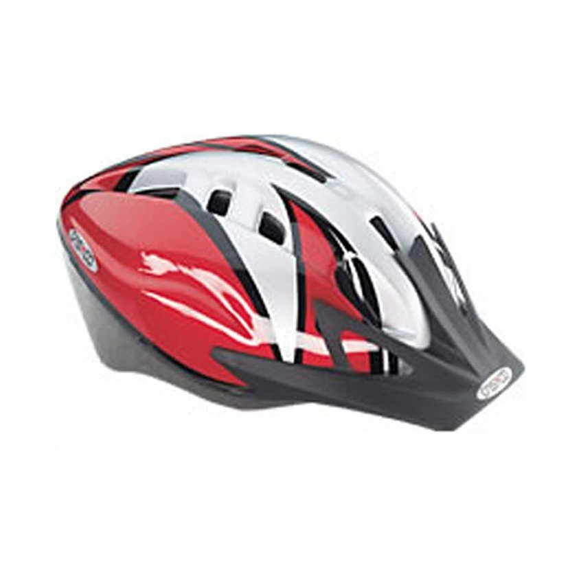 Kask Casco Magnat czerwono-srebrny, M 52-57cm