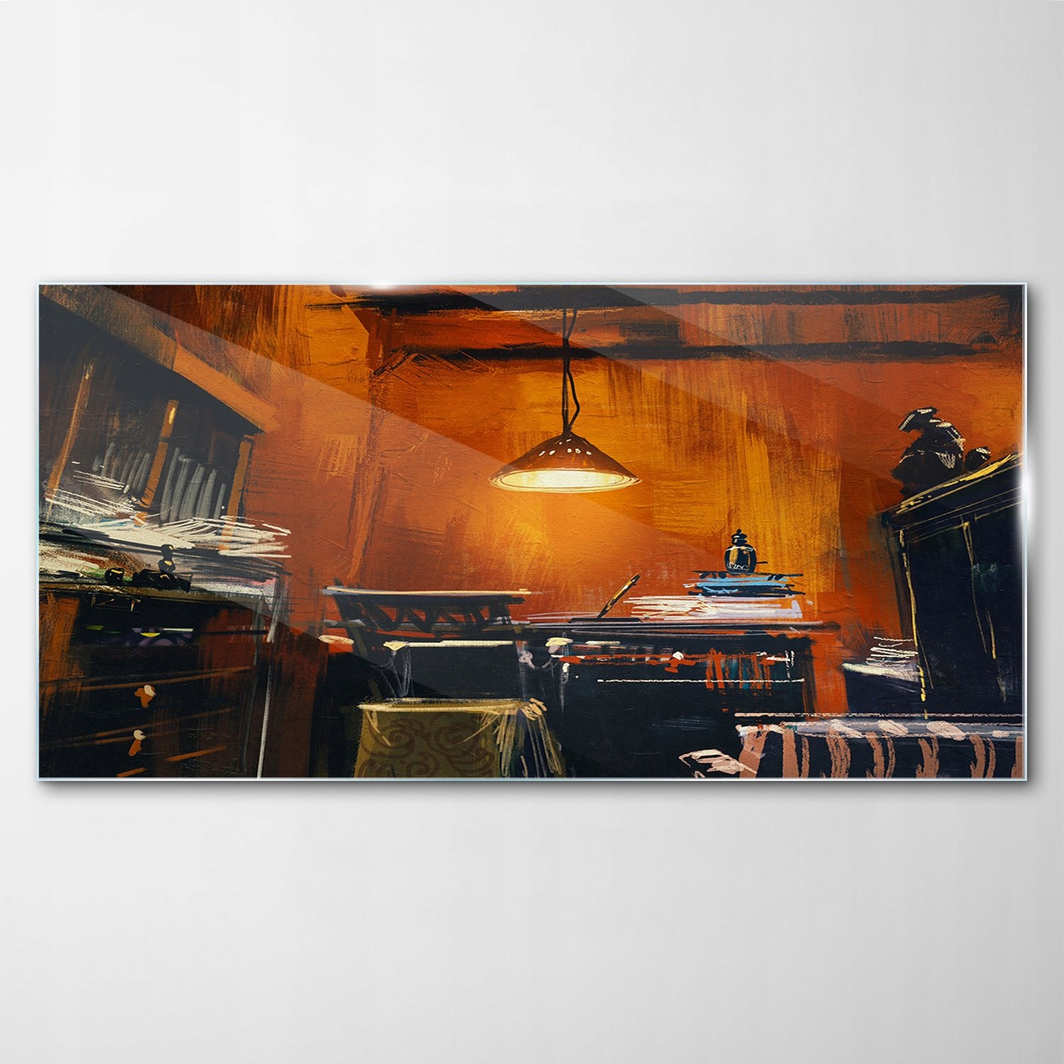 

Obraz na Szkle Dekor Miejsce Pracy Vintage 140x70