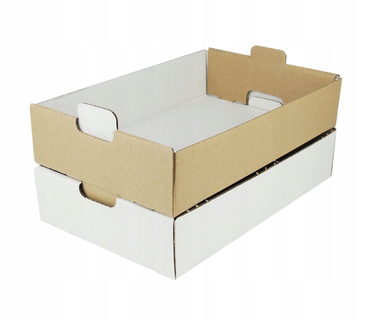 Karton Tacka Tekturowa 20x30x7 50sz PĄCZKI CIASTKA Szerokość zewnętrzna 20 cm