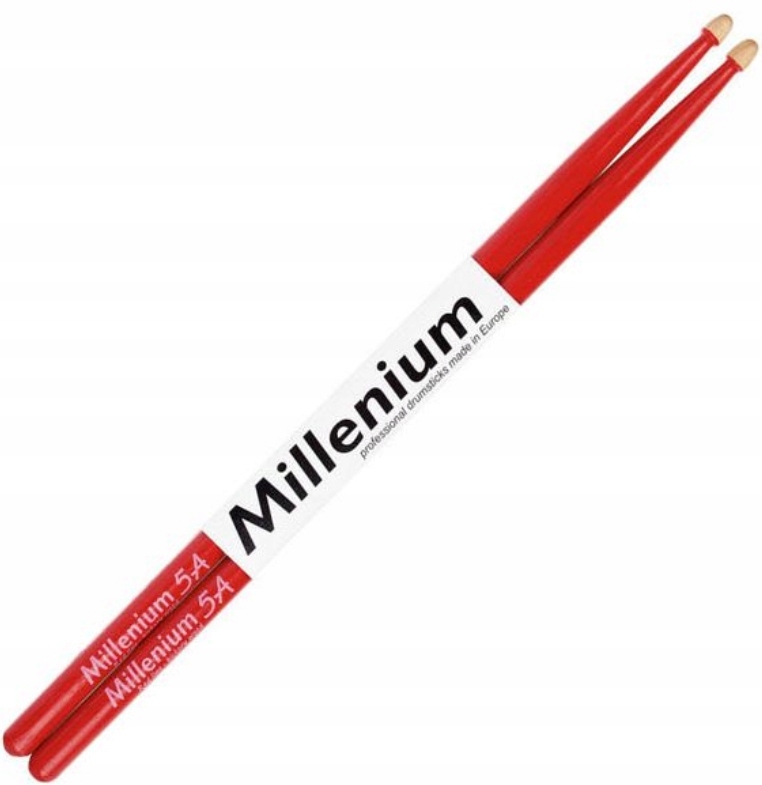 H5A Hickory Sticks Red pałki perkusyjne hikora czerwone Millenium