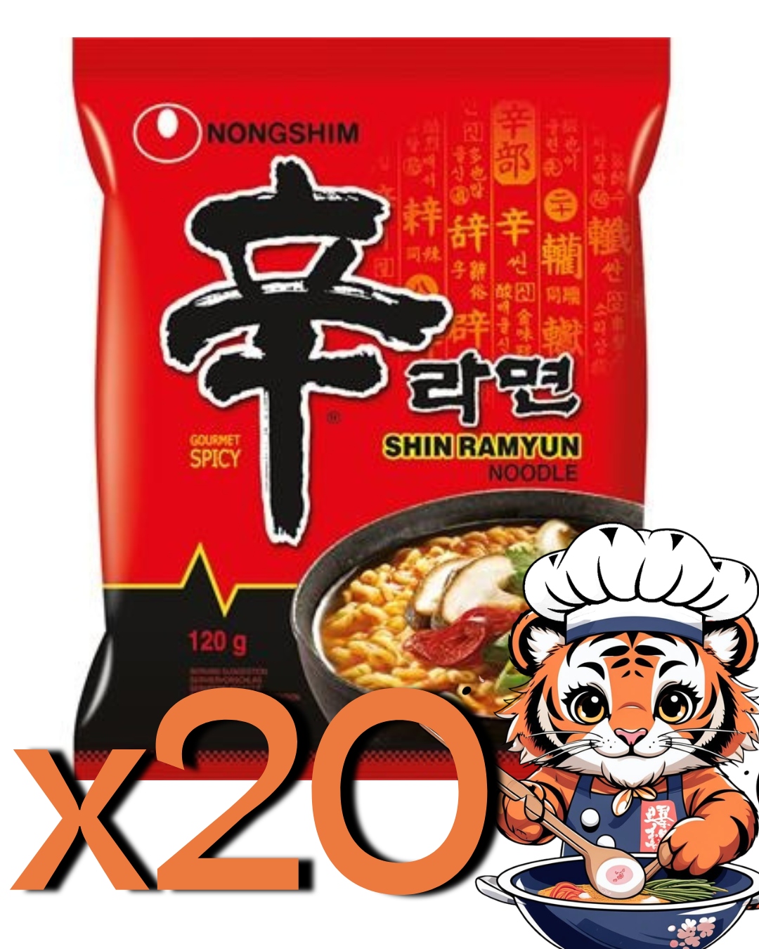 Karton Shin ramyun 20x120g Nongshim