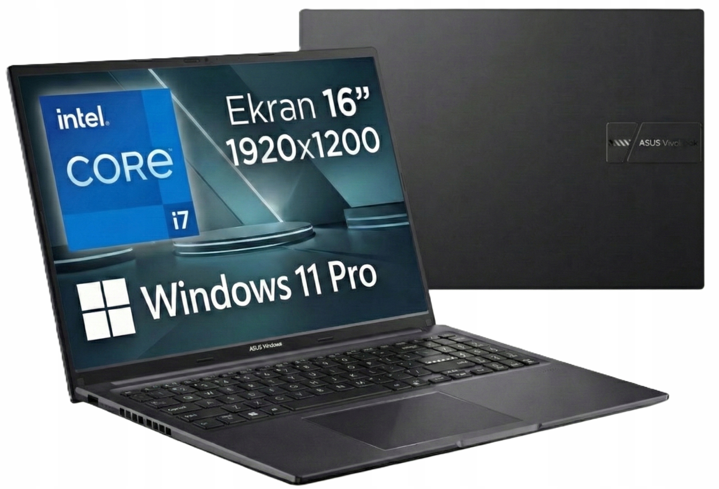 Asus VivoBook 16 i7-1355U 4.9GHz 40GB 1TB 16" Fhd+ 300NIT W11P Mil-std 810H