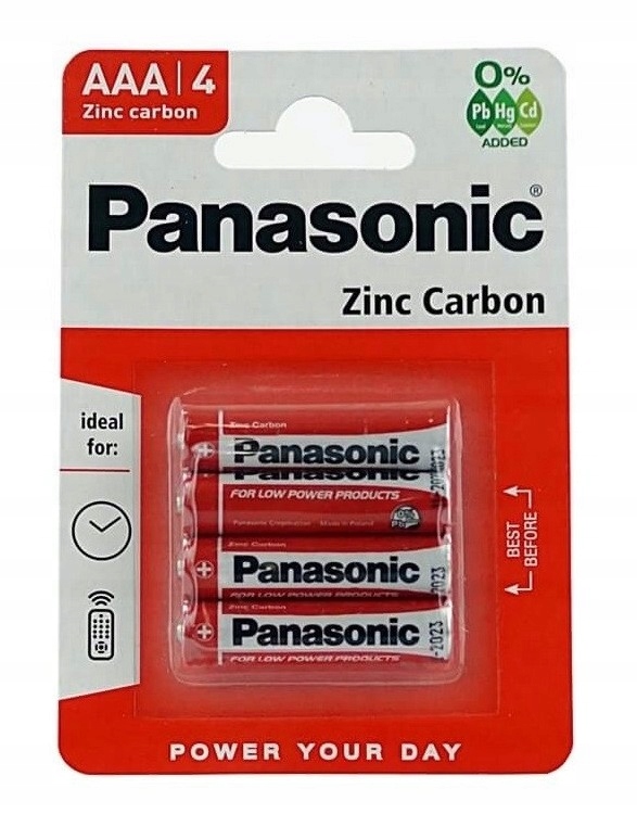 

Bateria Cynkowo Węglowa R3 Aaa Panasonic 4SZT