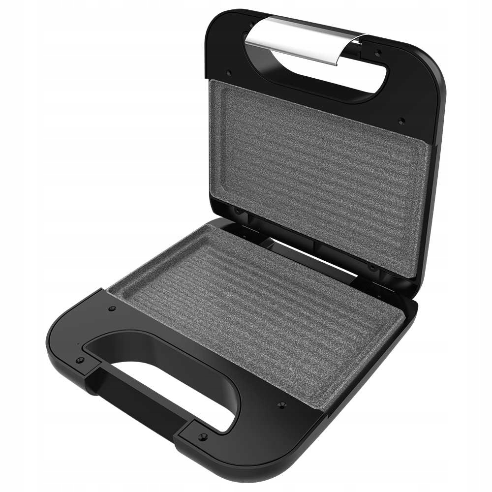CECOTEC Rock'nToast 800W Sandwich Maker, Square RockStone Plates — miniatura 3