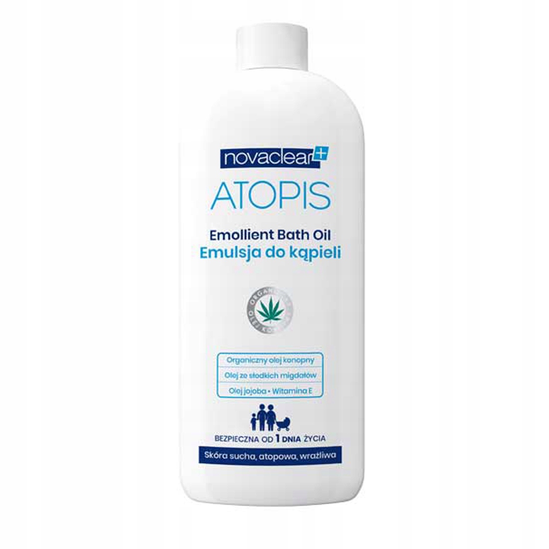 

Atopis Emollient Bath Oil Emulsja Do Kąpieli 500ml