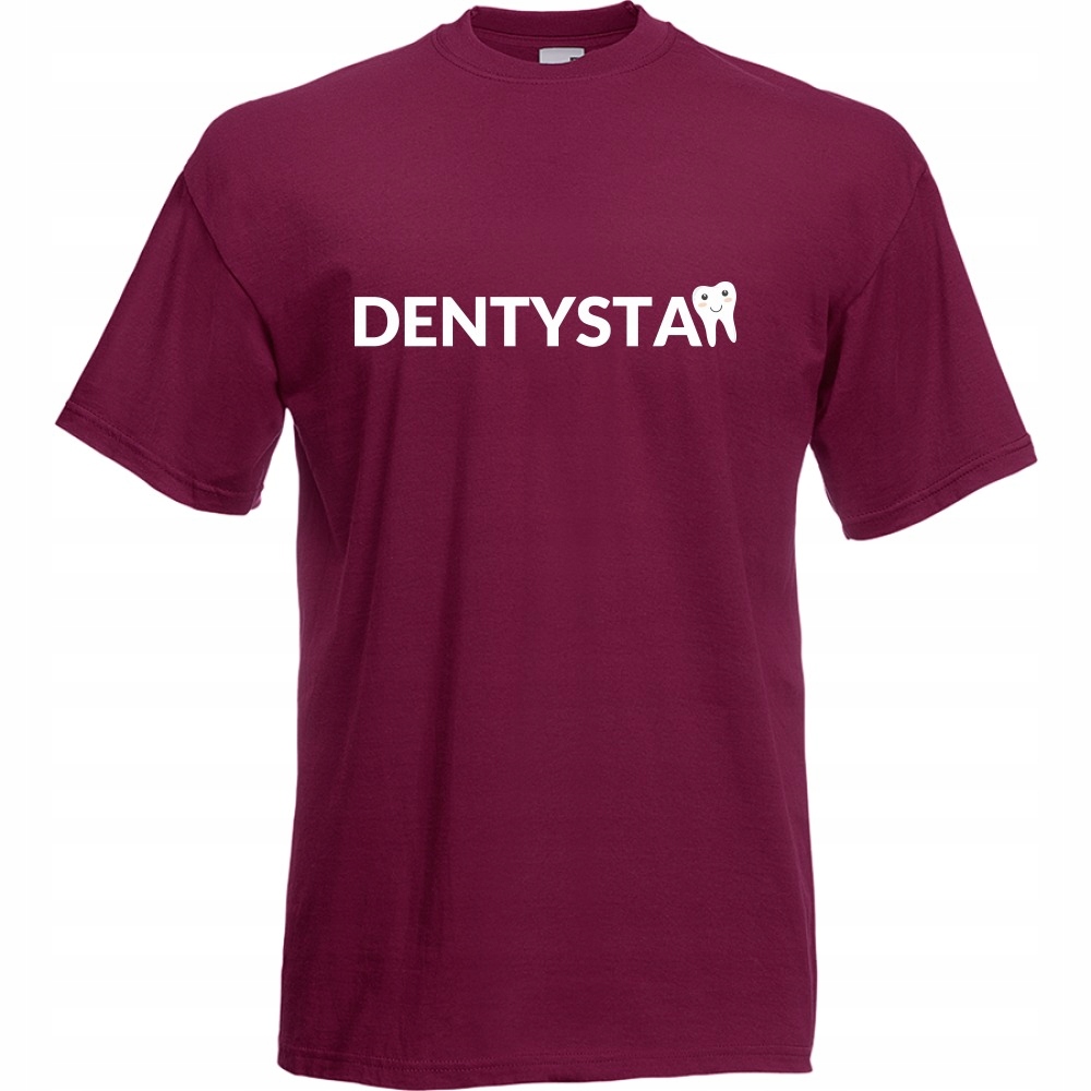 

Koszulka dentysta dla dentysty L burgund