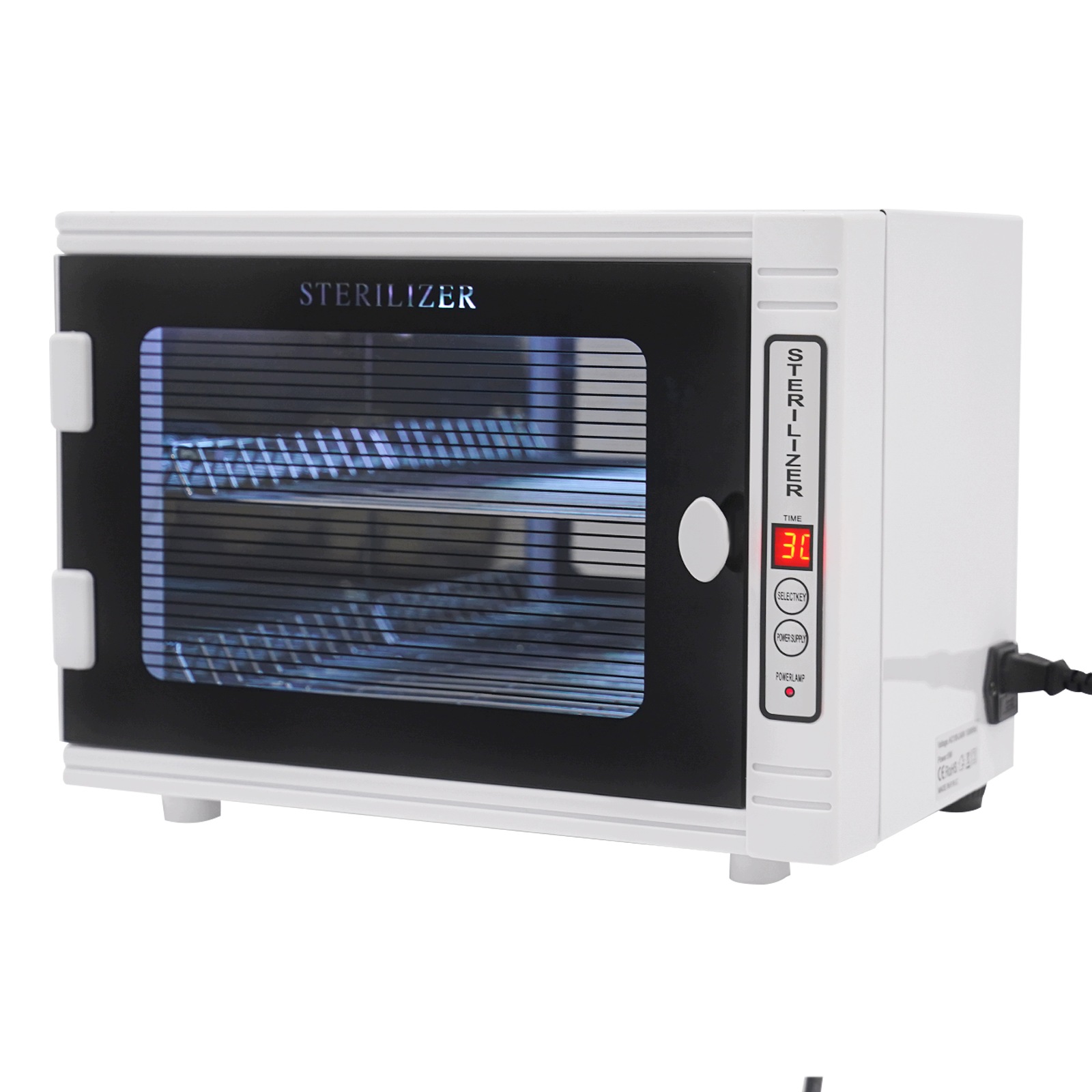 Dezinfekční skříňka na nehtové nástroje 12L 8W AC100-240V sterilizační přístroj